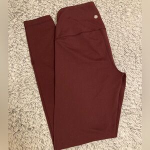 Yogalicious Lux Maroon Leggings